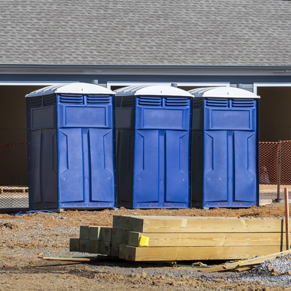 is there a specific order in which to place multiple portable restrooms in Snow Lake Shores Mississippi